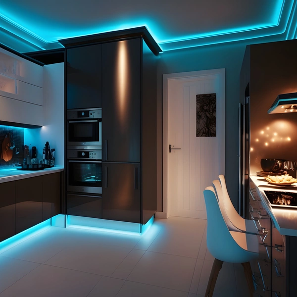 ZESTAW LED RGB 5M ZE STEROWNIKIEM I PILOTEM EKZ2291