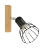 Megan Wood Kinkiet 1xE14 Max.40W Dąb Olejowany/Czarny 2344174