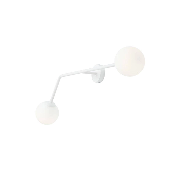 Aldex Kinkiet PURE POZIOMY 1064D, biały, 2x40W E14