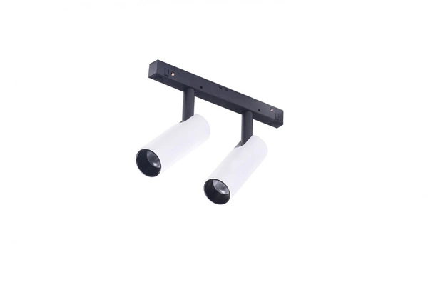 Azzardo ALFA NIKO 2 TRACK MAGNETIC 2x7W 3000K WH/BK 4585