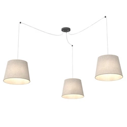 Lampa wisząca Emibig ASCOT 3 BEIGE 1423/3