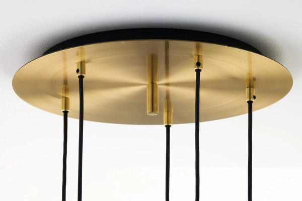 Nowoczesna Lampa wisząca ALAS wys. 35-136cm 5xG10 14W IP20 | Złoty