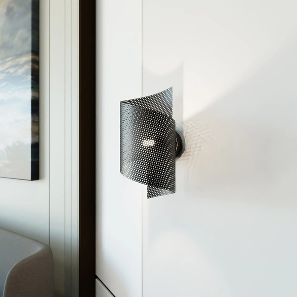 Kinkiet Emibig SPIRAL Czarny 1357/1