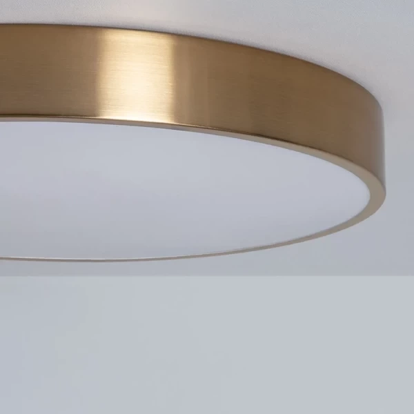 Plafon LED 18W Okrągły Złoty CCT 3000K/4000K/6000K 30cm Abruzzo Carlo