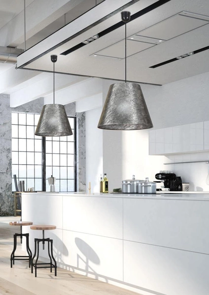 Lampa wisząca PLATINO 31-38326 srebrny 1x60W E27