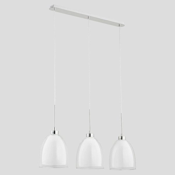 Lampa wisząca ALFA RONDA BIAŁA 3xE27 18cm | 60138