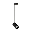 Lampa punktowa natynkowa MONO LONG M wys. 36cm GU10 | czarny 7728