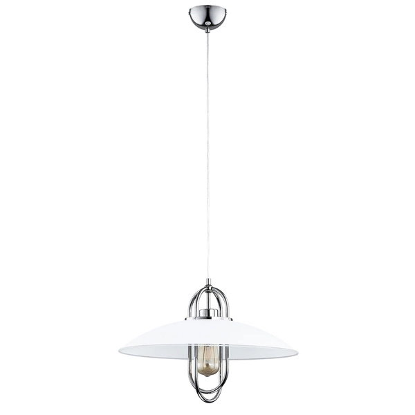 Lampa wisząca ALFA SALIX CHROM 1xE27 30cm | 60454