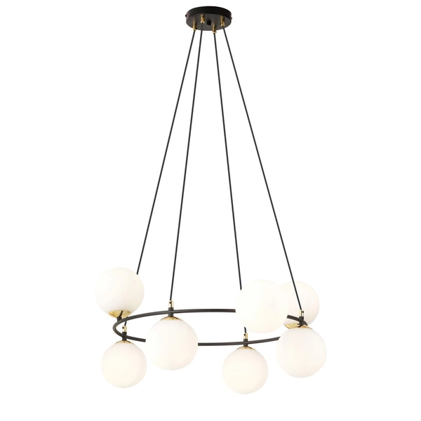 Lampa wisząca Emibig AZURA 8 BL OPAL 1295/8