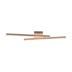 Lampa Sufitowa Linus Sidelong 2xLED 24V Zintegrowana 1680lm 3000K 18W Drewno Brzozowe 2241260