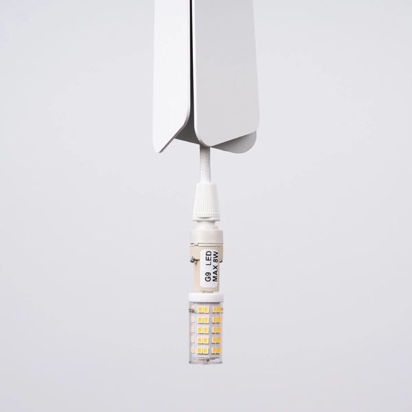 Lampa wisząca PRYSM 3P biała