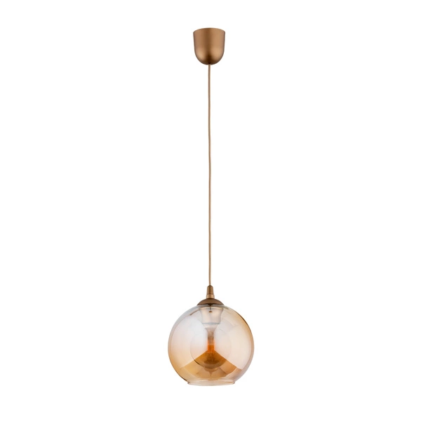Lampa wisząca ALFA FLESZ 200 ZŁOTA 1xE27 20cm | 60999