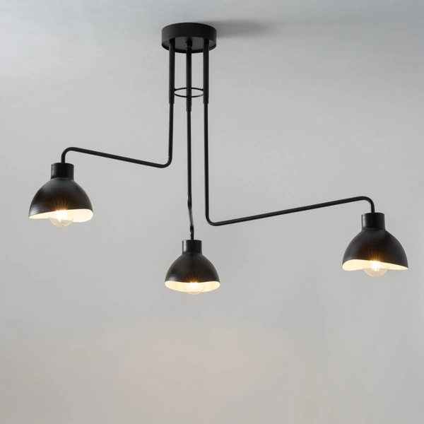 Lampa Sigma HOLI 3 plafon czarny biały 32449