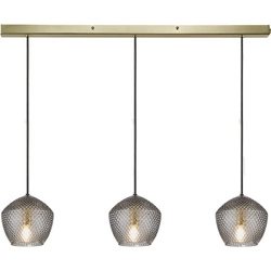 Lampa wisząca ORBIFORM E14 25W Szkło | Mosiądz