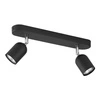 Lampa sufitowa TOP 4416 2xGU10 czarna 4416