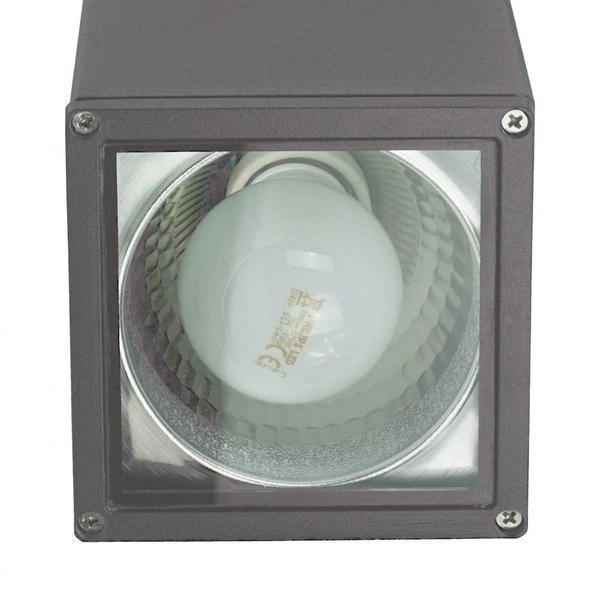 Lampa sufitowa przed wejście do domu IP54 E27 ADELA 8003 DG | ciemny popiel