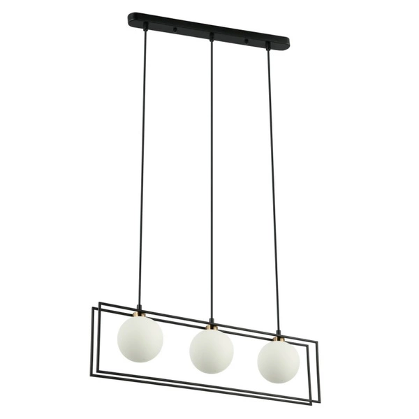Lampa wisząca GROSETTA dł. 68cm 3xG9 | czarny