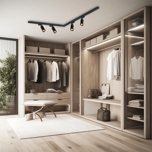 Zestaw Pipe Track Czarny 4xGU10 1,5m