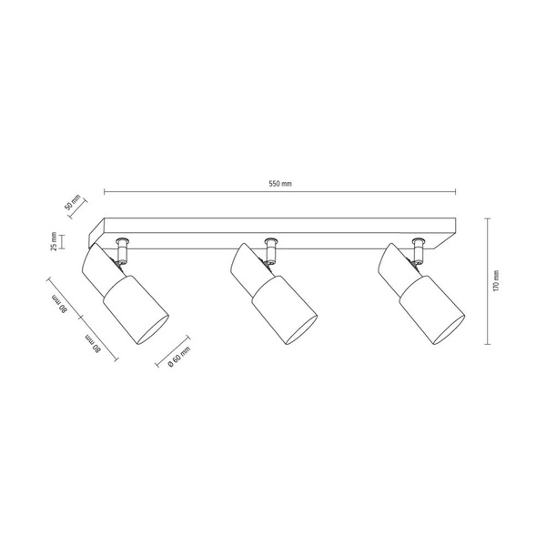 Lampa Sufitowa Birgit 3xE14 Max.40W Drewno Brzozowe/Szkło Alabastrowe 2222360