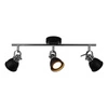 Anita Lampa Sufitowa 3xGU10 Max.50W Chrom Metal/Czarny Metal 2766304