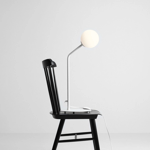 Aldex Lampa stołowa/biurkowa PURE 1064B, biała, 1x40W E14