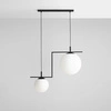 Aldex Lampa wisząca ZAC 2 minimalistyczny styl | czarny 1038H1_2