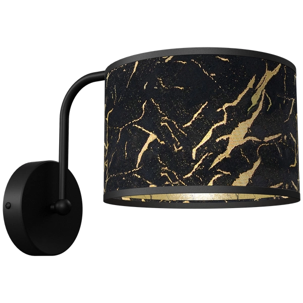 Kinkiet SENSO Black/Gold 1xE27 | czarny złoty