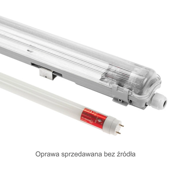 Przelotowa oprawa hermetyczna LIMEA LED TUBE SLIM 20W dł. 158cm | szary