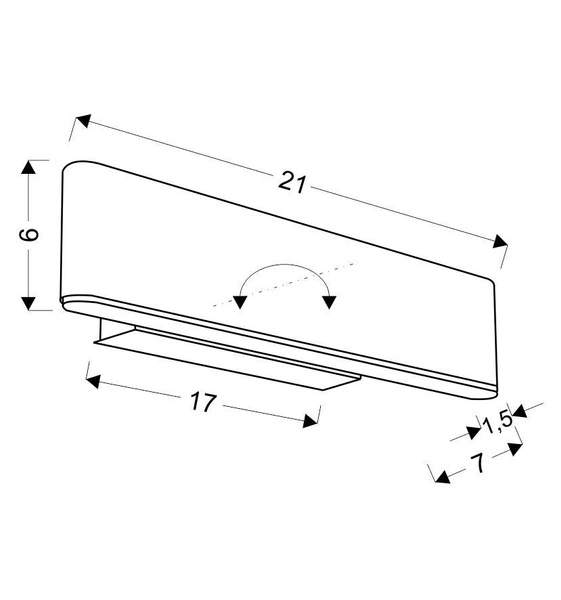 Kinkiet obrotowy NICOLETTA 21-75505 brązowy 4W LED, barwa neutralna 4000K