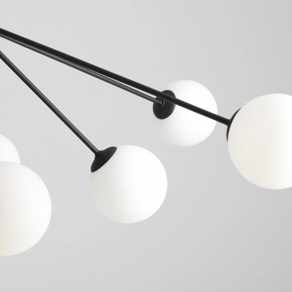 Aldex Lampa wisząca HOLM 10, 1082M1, czarny/biały, 10x40W E14