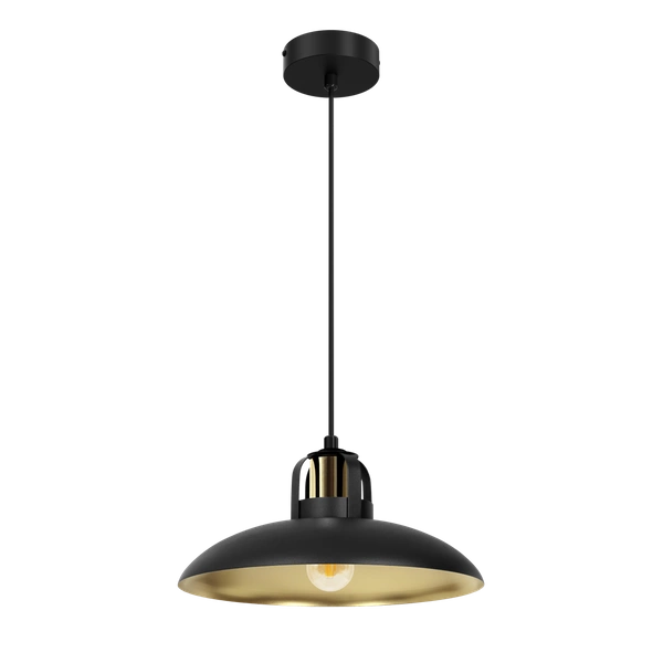 Lampa wisząca FELIX, MLP8906, czarny/złoty, 1x60W E27