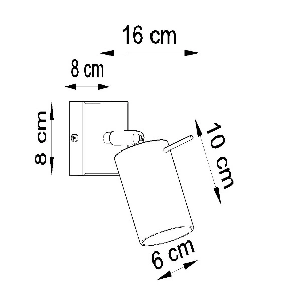Chromowany kinkiet RING chrom SL.0727