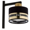Nowoczesna lampa sufitowa PRO 1 PLAFON czarny/złoty 32151