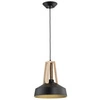 Lampa wisząca ALFA DROP DREWNIANA 1xE27 33cm | 60284