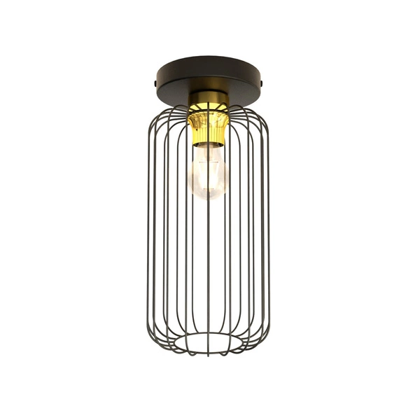 Lampa sufitowa Emibig BARN 1 BL GOLD 1366/1