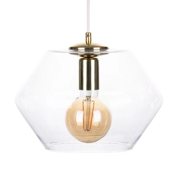 Nowoczesna lampa szklana wisząca EVE GOLD 901