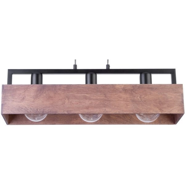 Nowoczesna lampa sufitowa wisząca DAKOTA 3 ZWIS brązowy 31746