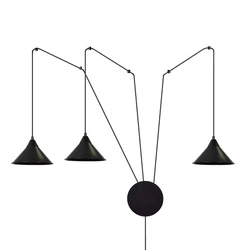 Lampa wisząca Emibig ABRAMO 3 Czarny 160/3