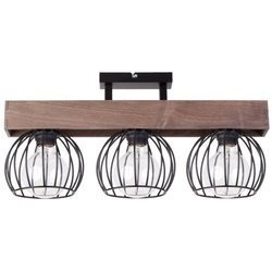 Lampa sufitowa MILAN 3 PLAFON brązowy 31573