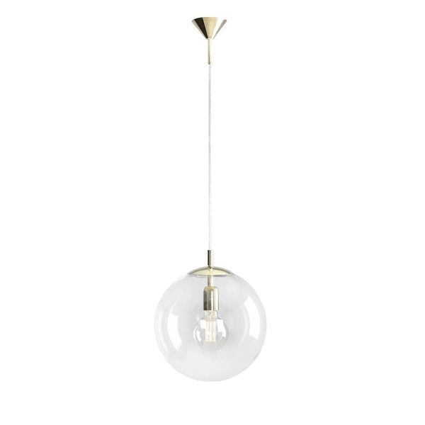 Aldex Lampa wisząca GLOBUS 562G10, złoty/transparentny, 1x60W E27