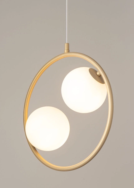 Lampa Sigma AQUA 2 lampa wisząca złoty beż 33412