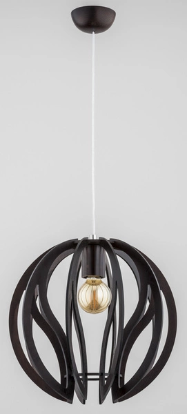 Lampa wisząca ALFA BLADE DREWNIANA 1xE27 39cm | 60725
