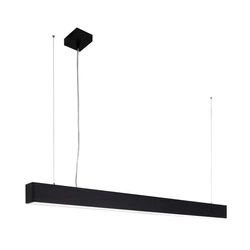Liniowa lampa wisząca Italux Traversi RX Suspended 114 Black 3000K PRD-5470-114-BK-830-PN