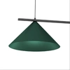 Lampa wisząca CAPITAL BLACK/GREEN 2XGX53
