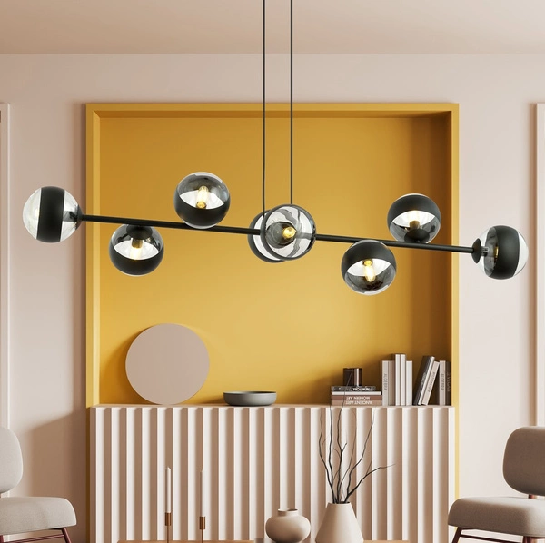 Lampa wisząca Emibig ROSSI 8 BL STRIPE 1229/8