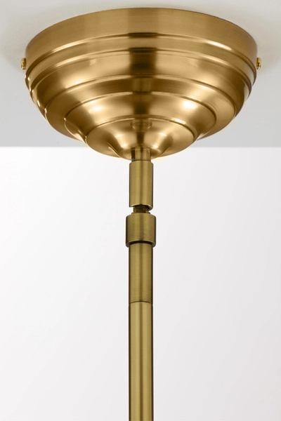 Klasyczna Lampa wisząca PLATINO wys. 166cm 1xE27 15W IP20 | mosiądz szczotkowany