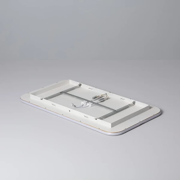 Plafon LED 50W Prostokątny Złoty CCT 3000K/4000K/6000K 90x60cm Abruzzo Angelo