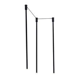 Lampa wisząca alha N 3 - Czarna 9004 Antigo