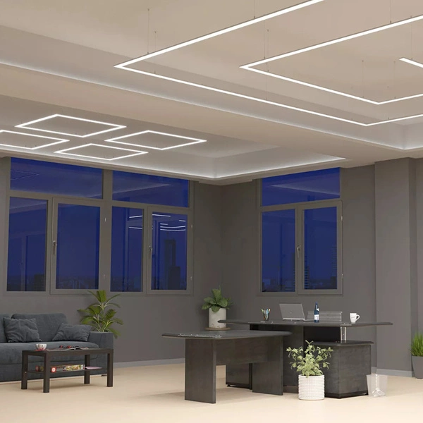 Profil LED P20-1 architekt 100cm szer. 41mm | do osłonek C6 | srebrny