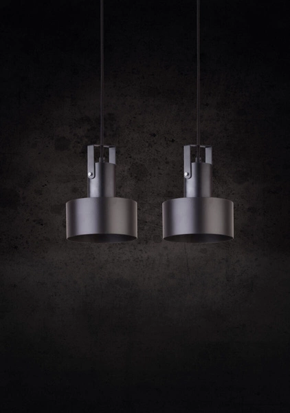 Lampa wisząca RIF PLUS 1 ZWIS czarny 31192